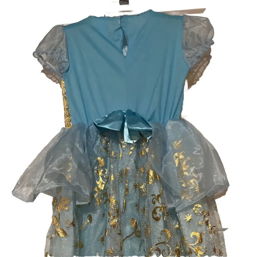 Disney Princess Cinderella Dress Girls SIZE M Blue